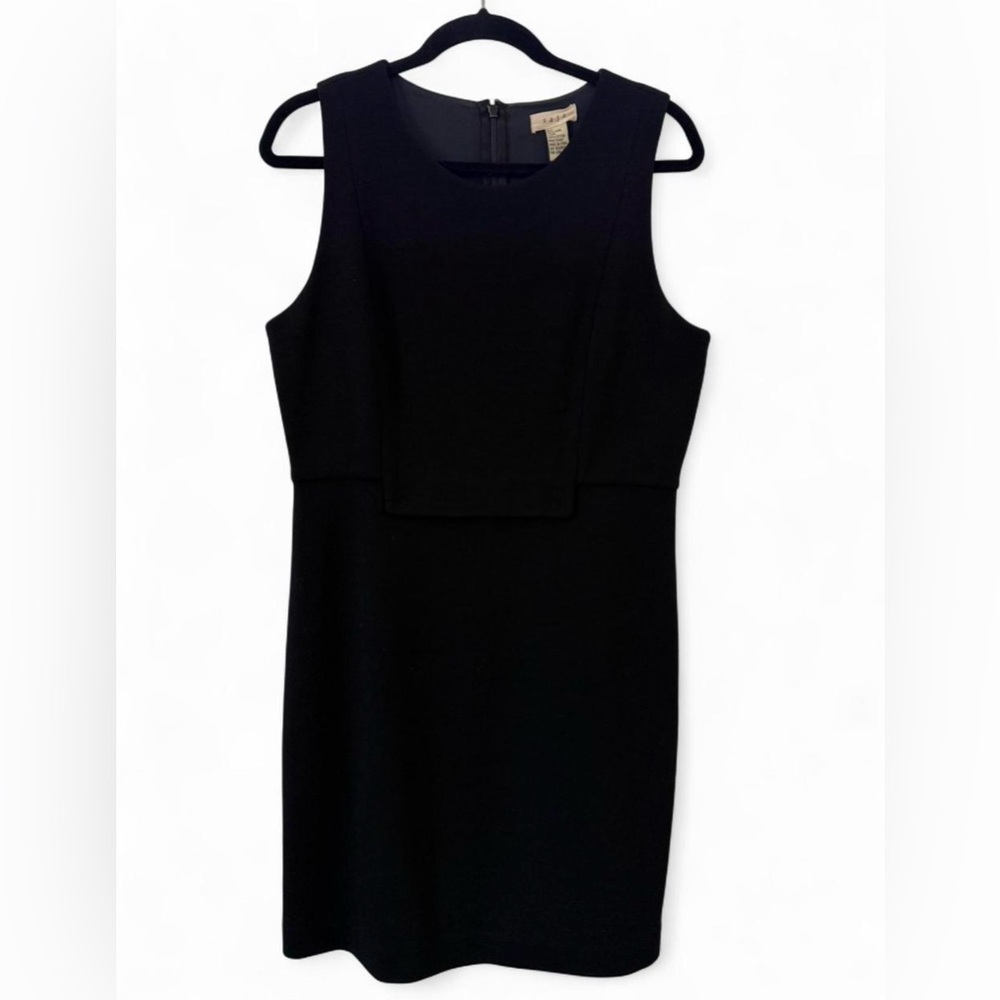 SAJA Black 100% Wool Pleated Dress – Size 8